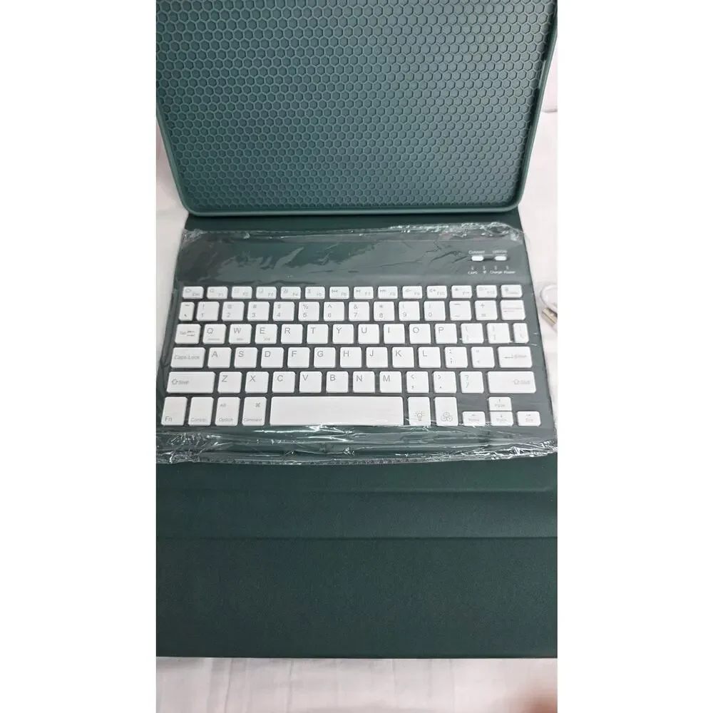 Green Folio Case & Detachable Keyboard for iPad Air 11